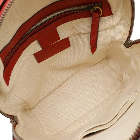 GUCCI Authentic Cream Leather Backpack - Picture 6 of 10